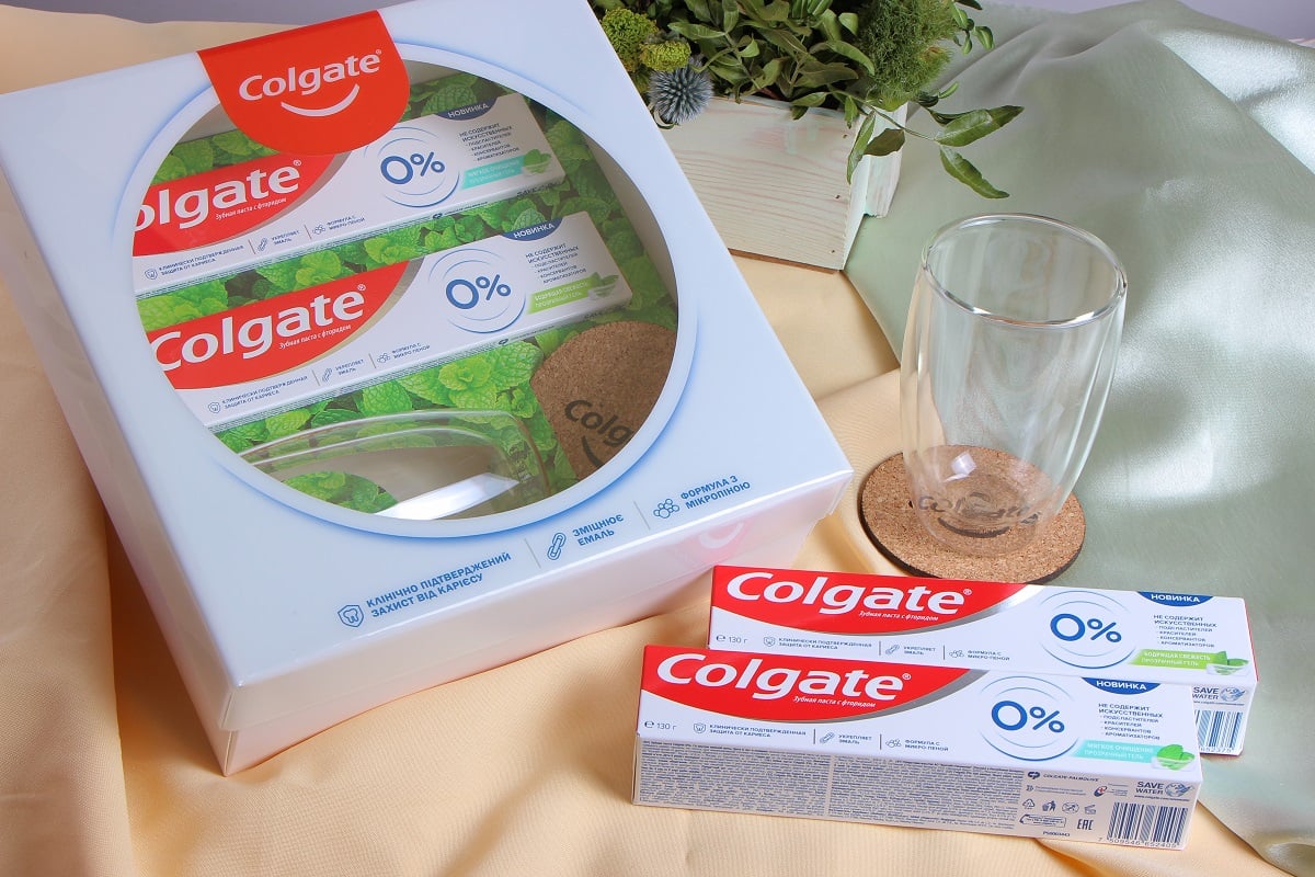 Вигравай один з двох подарункових боксів від Colgate та EVA Blog!</p>
<p>» Eva Blog